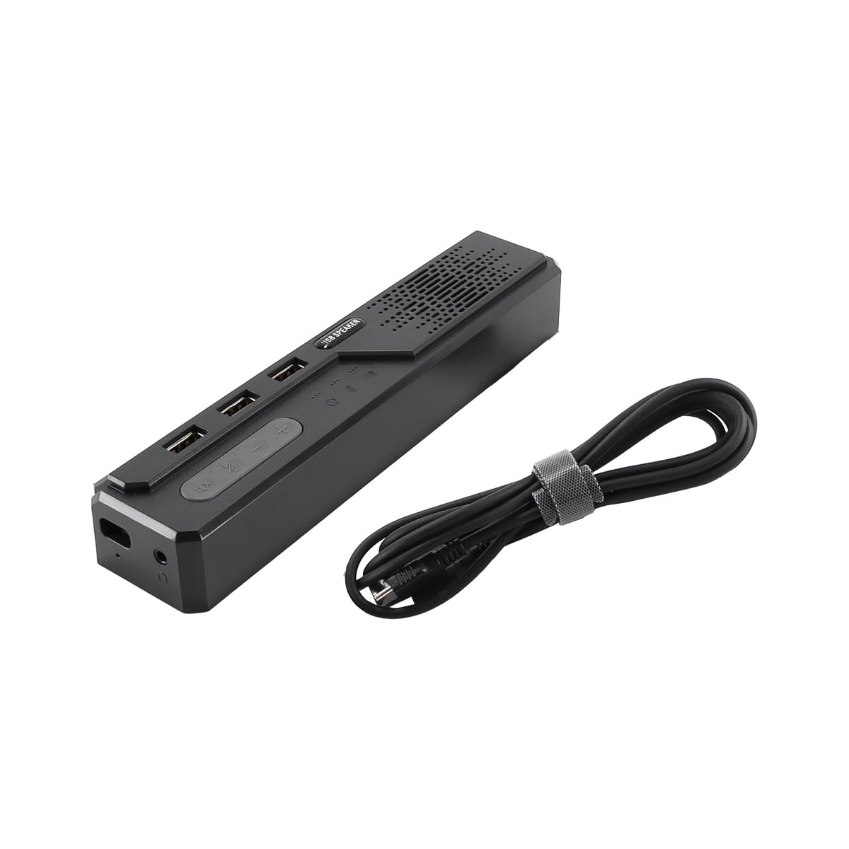 PC Computer Speaker, 3 in 1 USB Speaker with Microphone for Home and Online Studio