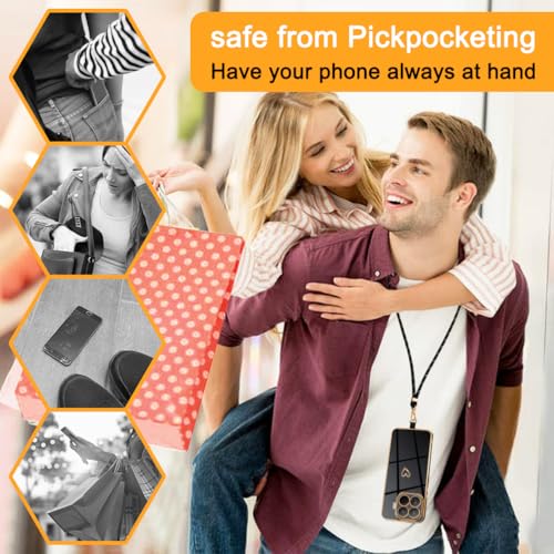 Mkej Hülle Kompatibel mit Xiaomi 15T Pro Hülle mit Band, Galvanik Silicone Handyhülle mit Herz Love Design, Abnehmbar und einstellbar Handykette für Xiaomi 15T Pro - Case in Schwarzes Gold