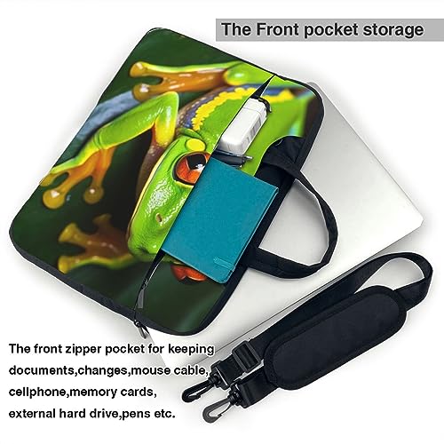 Sac ordinateur portable grenouille verte sacoche grande capacité - 5
