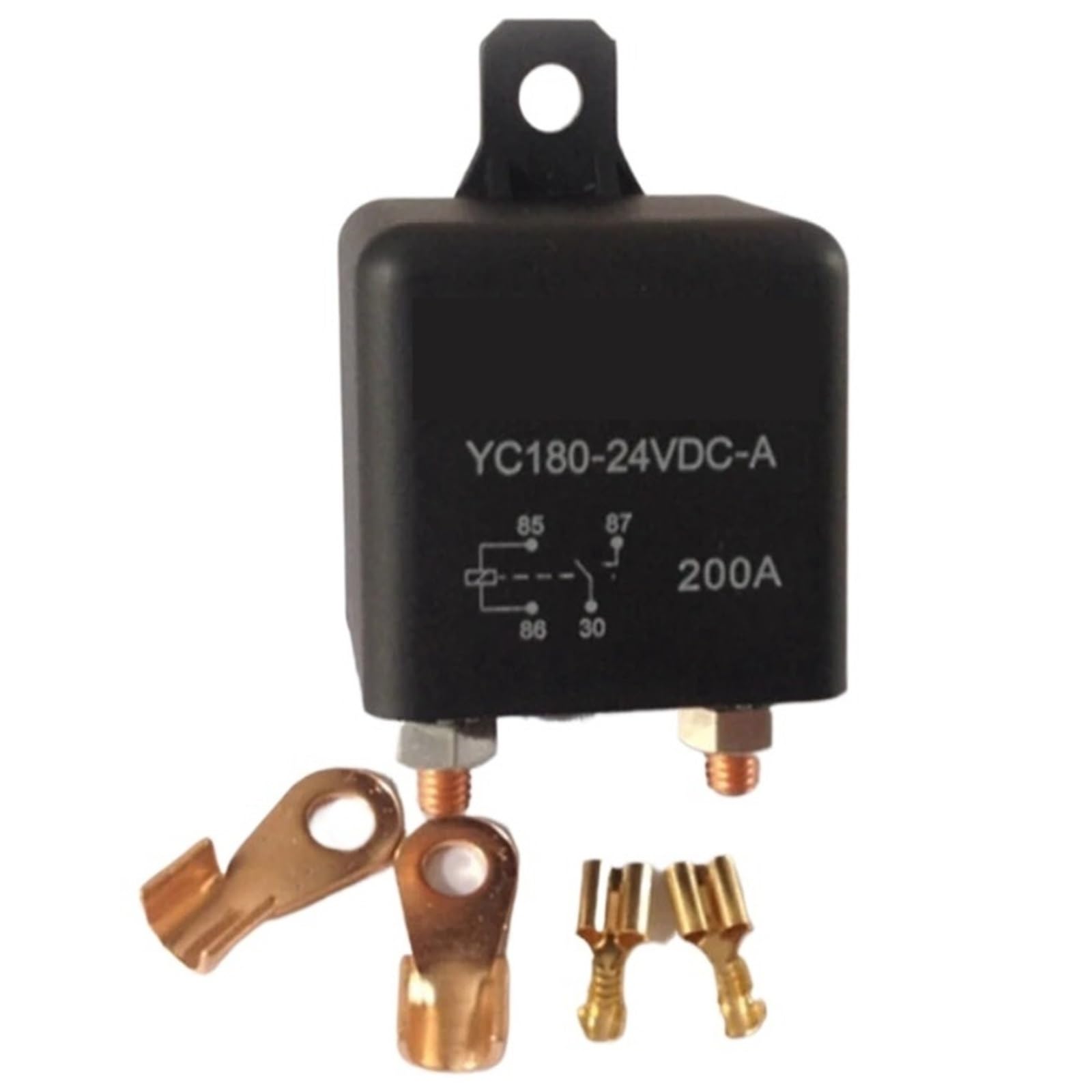 Relais de démarrage YC180-12VDC-A 200A 12V pour circuits haute puissance automobile