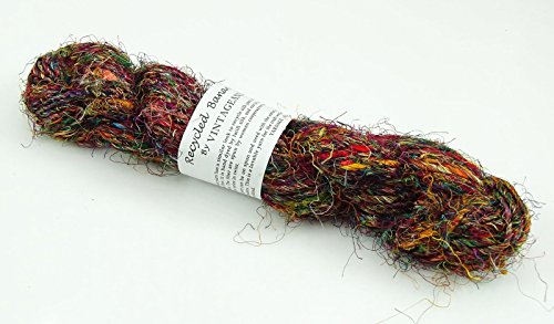 100G/ 1 Skein Recycled Banana Silk Yarn Hand-Spun Soft Yarns - Multicolor #TOP6