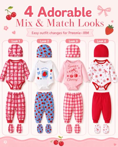 Image of Baby Boy Girl Clothes Preemie Newborn Must Have Infant Essentials Outfits 20 Piece Clothing 0-18 Months
