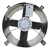 Iliving ILG8G14-12T Newest Automatic Gable Mount Attic Ventilator Fan with Adjustable Thermostat, 3.10 Amp