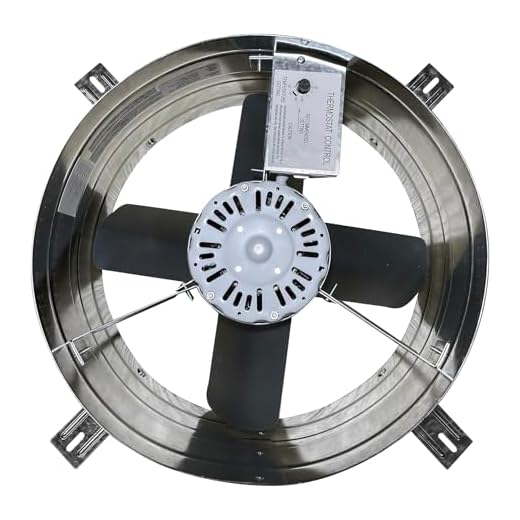 Iliving ILG8G14-12T Newest Automatic Gable Mount Attic Ventilator Fan with Adjustable Thermostat, 3.10 Amp
