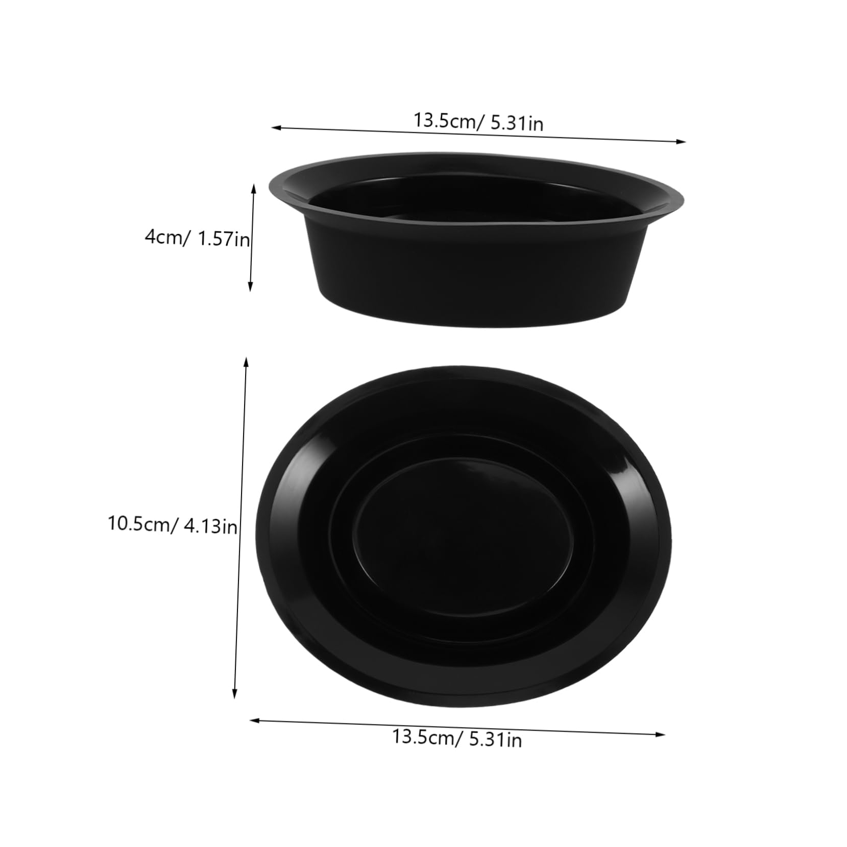 IWOWHERO Beard Shaving Bowl Soap Holder Men's Silicone Shaving Mug Compact Travel Shave Dish