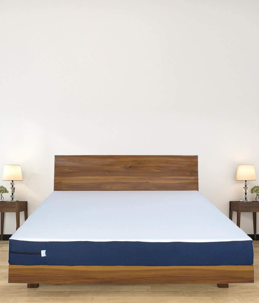 ROMA PUF Super Soft PU Foam 4 inch Diwan/Double Bed Size Reversible