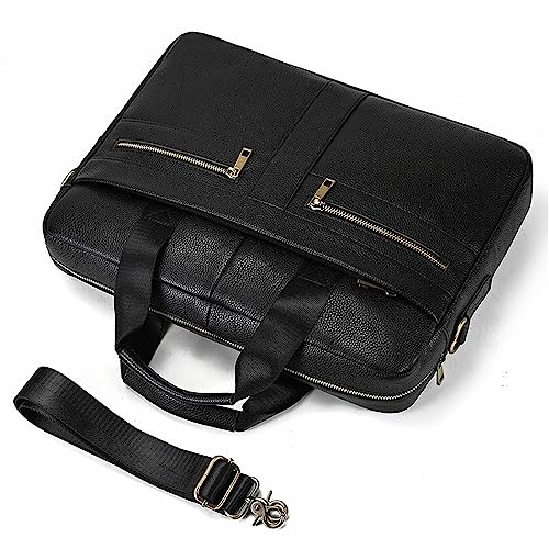 Mens Crossbody Messenger Bags Men's Leather Handbag Business Travel Briefcase Computer Bag for Work Business4