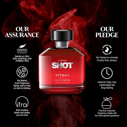 Image of Layer'r SHOT Hitman Eau De Parfum for Men, 100ml