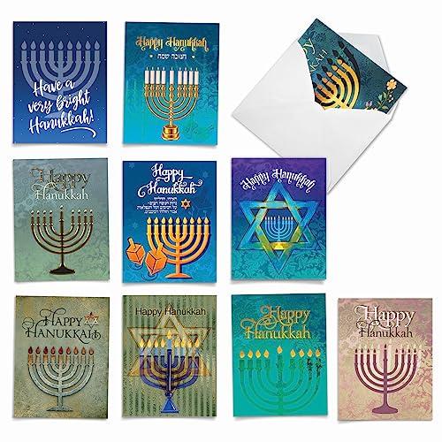 Cartes Hanukkah assorties Am6140hyg-b1 parfaites pour offrir