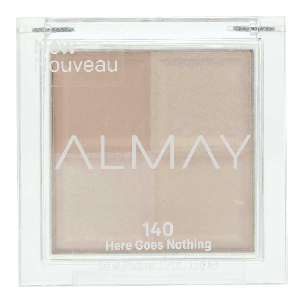 Almay Eyeshadow Palette, Longlasting Eye Makeup, Single Shade Eye Color in Matte, Metallic, Satin and Glitter Finish, Hypoallergenic, 140 Here Goes Nothing, 0.12 Oz