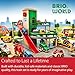 BRIO World Battery Operated Action Train - Motorized for Wooden Tracks - Kids Electric Set - Includes Moving Coal Wagon & Rotating Cement Mixer - Compatible with All Sets - Kids Ages 3 & Up