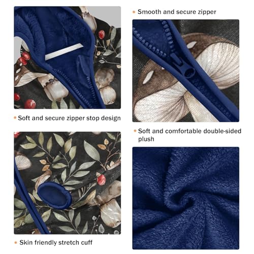 CHIFIGNO Boys Fleece Jacket Kids Hoodie Winter Coats for Boys with Pockets for Toddler and Kids3