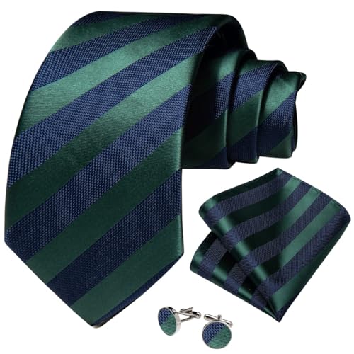 Corbata de seda rayada para hombre