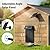 Automatic Chicken Coop Door with Light Sensor & Timer Control - Multi-Mode Chicken Door Opener with Solar Charging