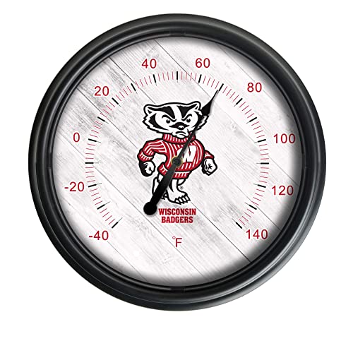 University of Wisconsin (Badger) Indoor/Outdoor LED Thermometer