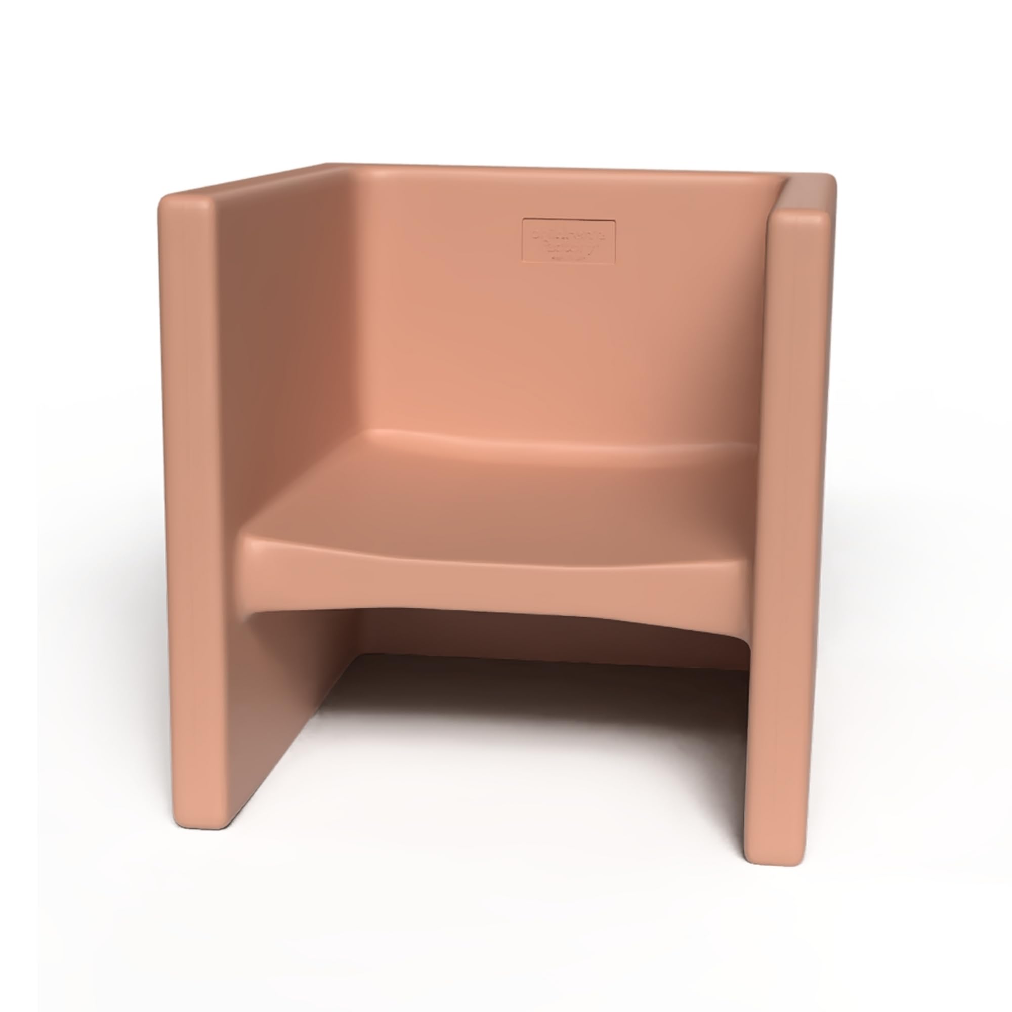 Children's Factory 3-in-1 Cube Chairs for Kids, Kids Chair, Clay, 1