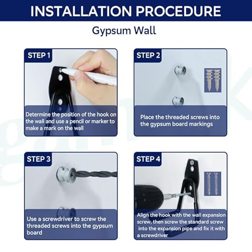 Gamtrik 2-Pack Utility Garage Hooks For Hanging thumb #6