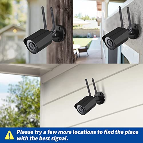 Image of Bingfu Dual Band WiFi Antenna 3dBi SMA Male Antenna(2-Pack) for Wireless Vedio Security IP Camera Recorder Surveillance Recorder Truck Trailer Rear View Backup Camera Reversing Monitor