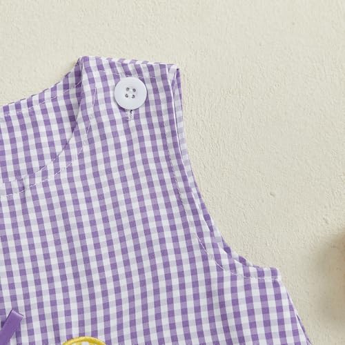 Little Toddler Baby Girl Tank Dress Tiger Football Sleeveless Ruffle Plaid Clothes Summer4