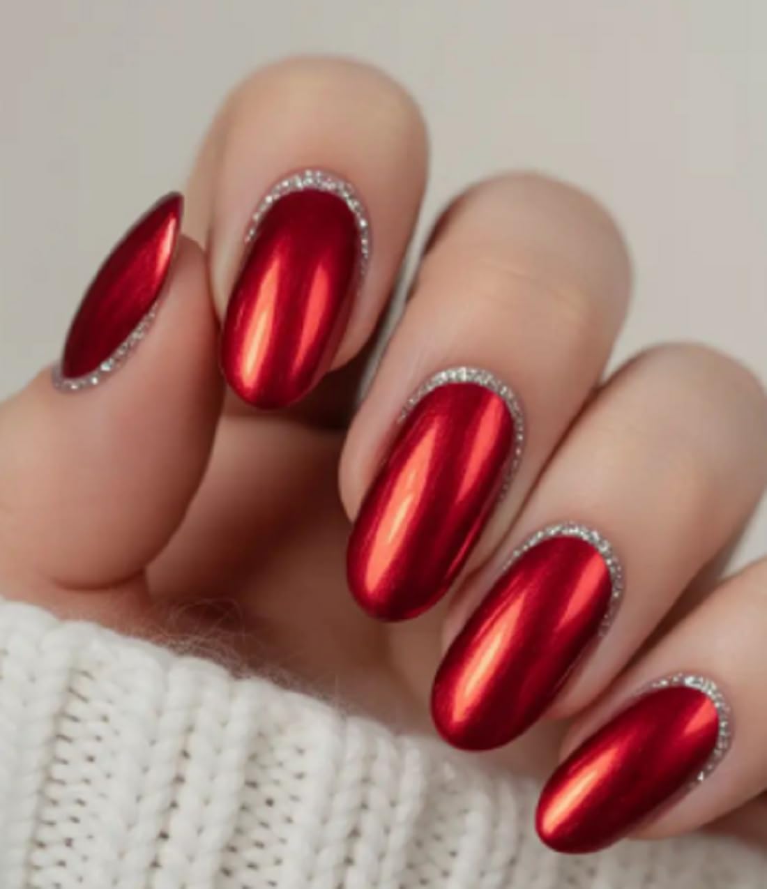 Ruby Red Metallic Nail Color | High Gloss Shine Nail Polish | Long-Lasting, Chip-Resistant Formula | Smooth, Even Application | 10 ml-image-17