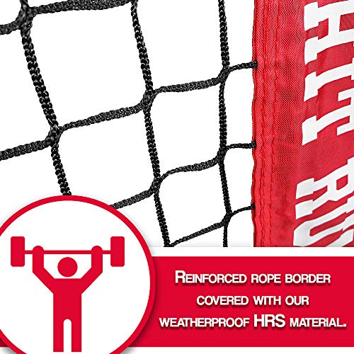 Hit Run Steal Heavy Duty Softball & Baseball Net With Carrying Bag, And Batting Tee - Perfect Hitting Net For Your Batting And Pitching Practices #TOP6