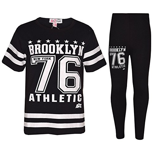 Camiseta y leggings para niñas ideales para el colegio y tardes de parque