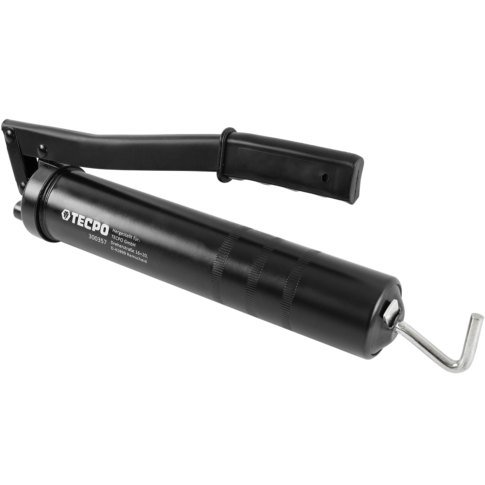 TECPO Grasa multiusos de alto rendimiento, complejo Li 2N-30, 12 x 400 g, con cartucho de prensa manual, grasa de larga duración, grasa para rodamientos, reduce la fricción y los golpes, con prensa de