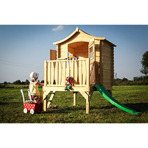 M550A Stilt House with Slide Playhouse Cover
