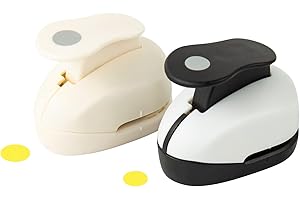 9.8mm and 12mm Hole Punch Circle Cutter: Precision Tool for Paper Crafts and Scrapbooking