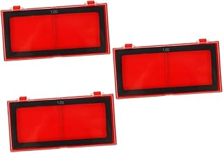 Vaguelly 3 Pares De Lupa De Soldagem Máscara Facial Transparente Lente De Máscara Transparente Para Capacetes De Soldagem Lente Protetora De Soldagem Lente De Cobertura De Soldagem Abs