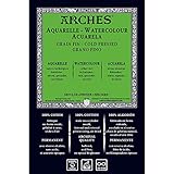 Unbekannt Arches 1710254 Acuarela Papel, Madera, Color Blanco, 113 x 914 x 1 cm