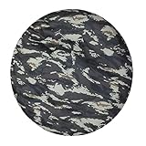 Comily Plus+ Spare Tire Cover 13 Inch-Thick Waterproof PVC,Fits 155/80R13 165/70R13 175/80R13 185/70R13 Tires,UV Resistant for RV SUV Trailer Camper Boat Trailer,Snug Fit Elasticized Back Hem,Camo