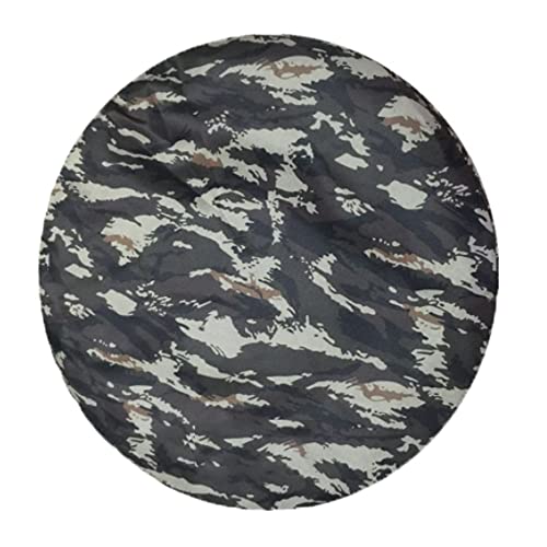 Comily Plus+ Spare Tire Cover 13 Inch-Thick Waterproof PVC,Fits 155/80R13 165/70R13 175/80R13 185/70R13 Tires,UV Resistant for RV SUV Trailer Camper Boat Trailer,Snug Fit Elasticized Back Hem,Camo