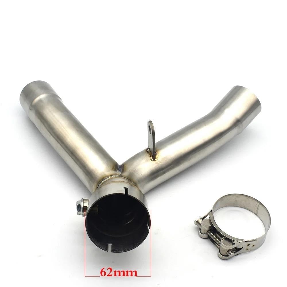 Silenziatore di Scarico con Tubo Medio e Slip-On Compatibile Suzuki Per GSXR 1000 2007-2008 Scarico slip on