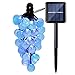 Produktbild lederTEK, Solar Lichterkette 6m 30 LED Kugel Außenlichterkette Wasserdicht mit Lichtsensor Weihnachtsbeleuchtung, Beleuchtung für Haushalt, Außen, Garten, Hochzeit, Weihnachten(blau)