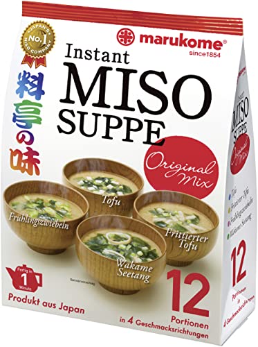 MARUKOME, Pasta miso rojo oscuro (Puro Yo Aka) para sopa, 1 Kg