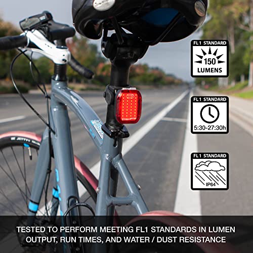 Niterider Vmax+ 150 Lumens Usb Rechargeable Bike Tail Light Powerful Daylight Visible Bicycle Led Rear Light Easy To Install Road Mountain City Commuting Adventure Cycling Safety Flash #TOP1