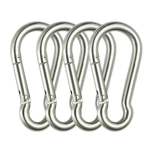 KMW Snap Hook 10MM | Heavy Duty Steel | Zinc Galvanised | Multipurpose USE (Indoor & Outdoor) | Pack of 4-image-25