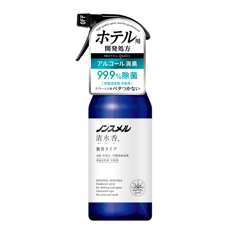 ノンスメル清水香(せいすいか) 無香 本体 400mL 消臭スプレー 無香料 速…