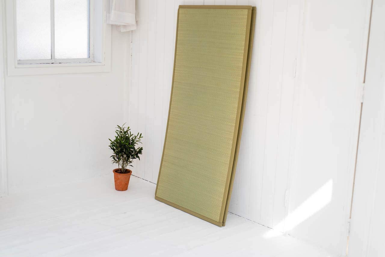BJDesign Japanese Traditional Igusa (Rush Grass) Tatami floor Mattress Tatami mat, Queen XL. Made in Japan (Queen XL)