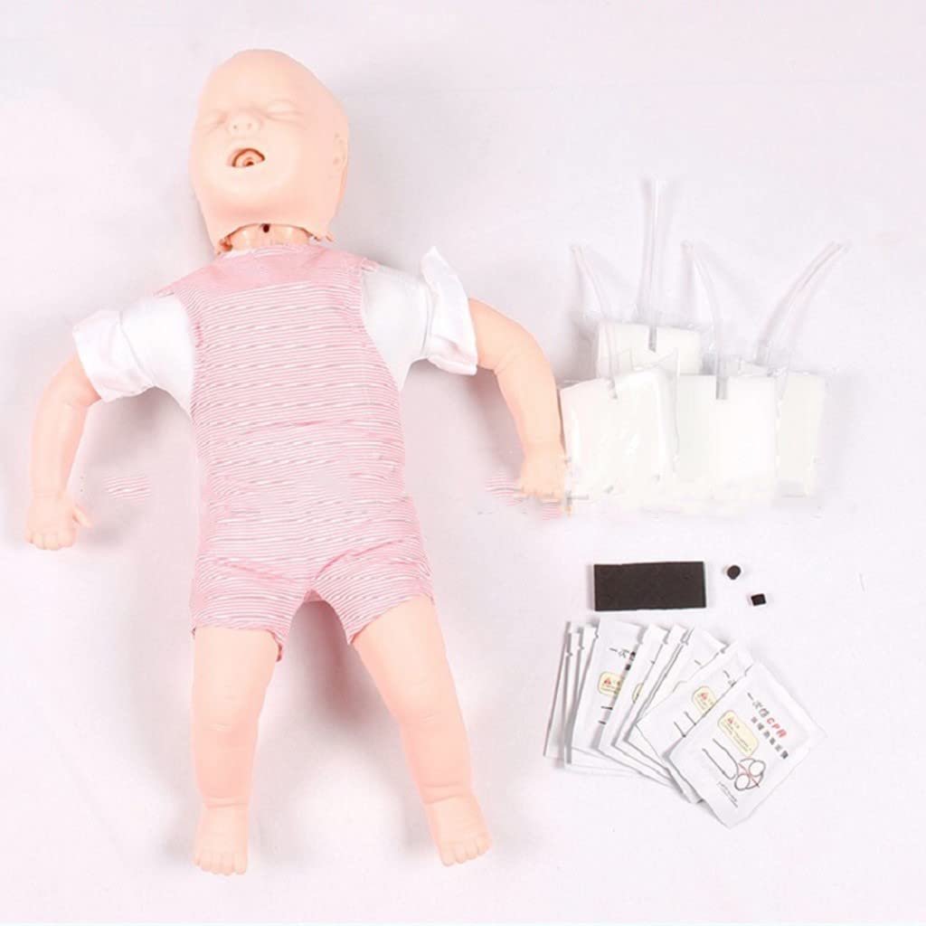 Kleinkind CPR Männchen, Baby Erste Hilfe Trainingspuppe Übungspuppe Practi für Wiederbelebung, Reanimationspuppe Erste Hilfe Zum Medizinisch Wissenschaft Lehrmittel