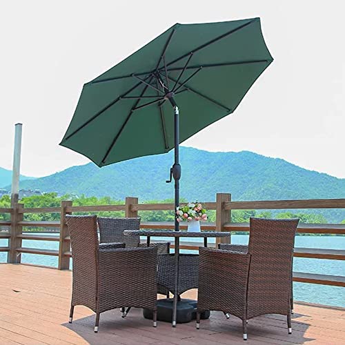 Parasol 2.7m sin base CLSDRZC para sombra en mesas de jardín 7