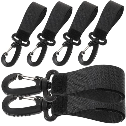 CATIEBYE Stroller Hooks for Hanging Plastic Swivel Hook 360 Degree Rotation for Stroller Diaper Caddy Organizer