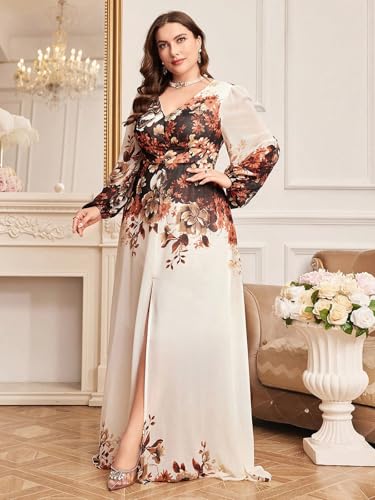 Image of TOLEEN Women's Plus Size Sequin Dress Luxurious Style Formal Cocktail Evening Party Maxi Dresses