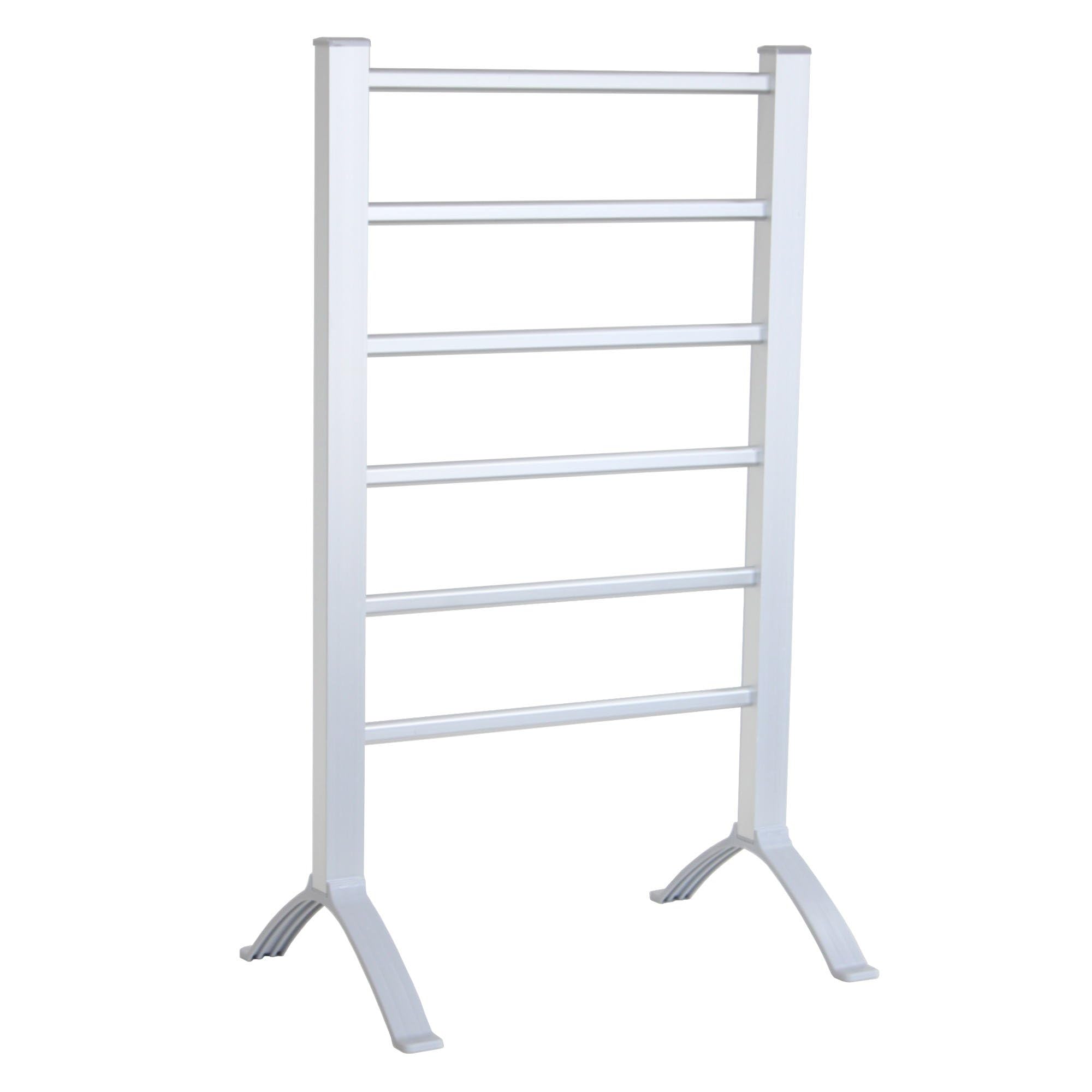 Oypla Portable Aluminium Electric Towel Rail Warmer with 6 Heated Bars