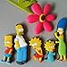 yqs Magneti per Frigorifero 5pcs Homer Simpson Cartone Animato Creativo Magnete del Frigorifero Educazione Precoce Decorativo Frigorifero Adesivo Decorazioni per La Casa