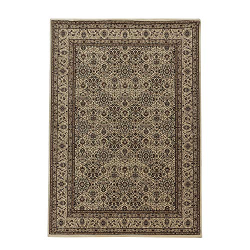 Carpetsale24 Orientteppich Kurzflor Orientalischer Teppich, Antik Teppich, Rechteckig, beige Farbe, Florhöhe 9 mm… – Bild 3