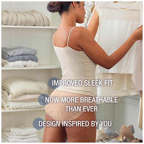 Image of Depend Silhouette Incontinence Underwear for Women, Maximum Absorbency,20 count, L /XL, Beige
