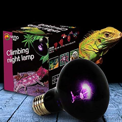 elegantstunning Lámpara de calefacción nocturna para reptiles UVA lámpara de imitación luz de luna Cover