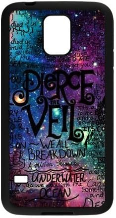 FEEL.Q- Custom Rubber Back Fits Cover Case for Samsung Galaxy S5 S V I9600 - Pie